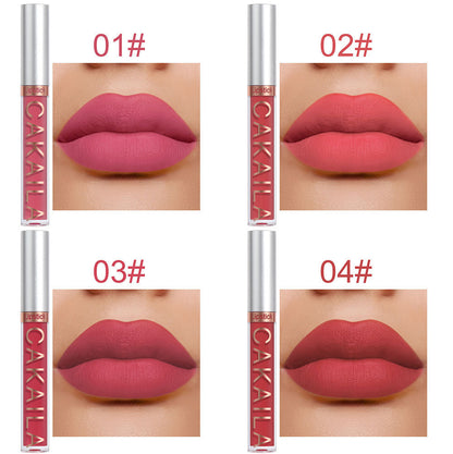 Pack Of 10 Matte Nonstick Cup Waterproof Lip Gloss