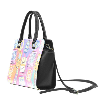 Classic Shoulder Handbag Kawaii, Retro, Anime, 90's Themed, Sherbet Colors, Pastel (Designed by Dunbi)