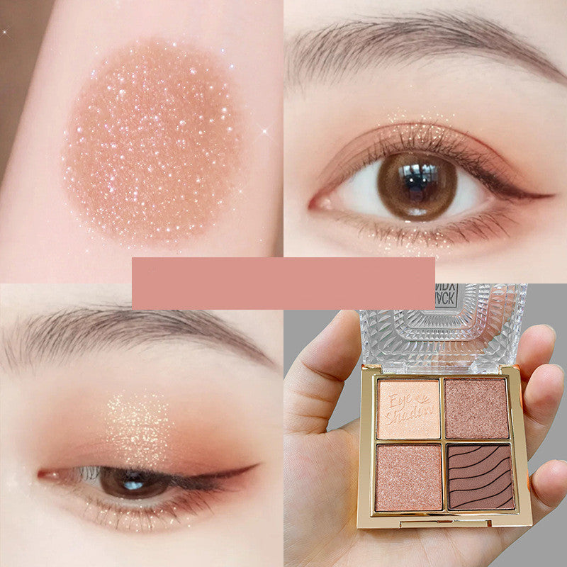 Brilliant Eyeshadow Palette Sparkling Pearly Matte Mashed Potatoes