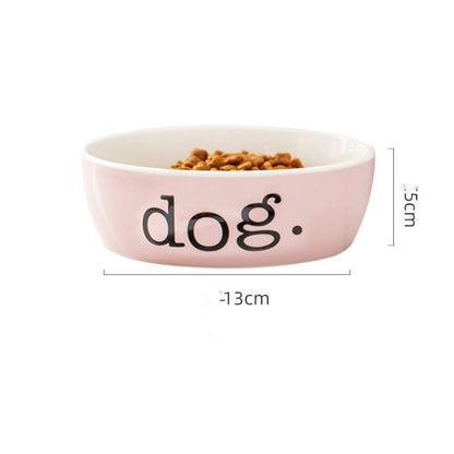 Ceramic bowl for pets