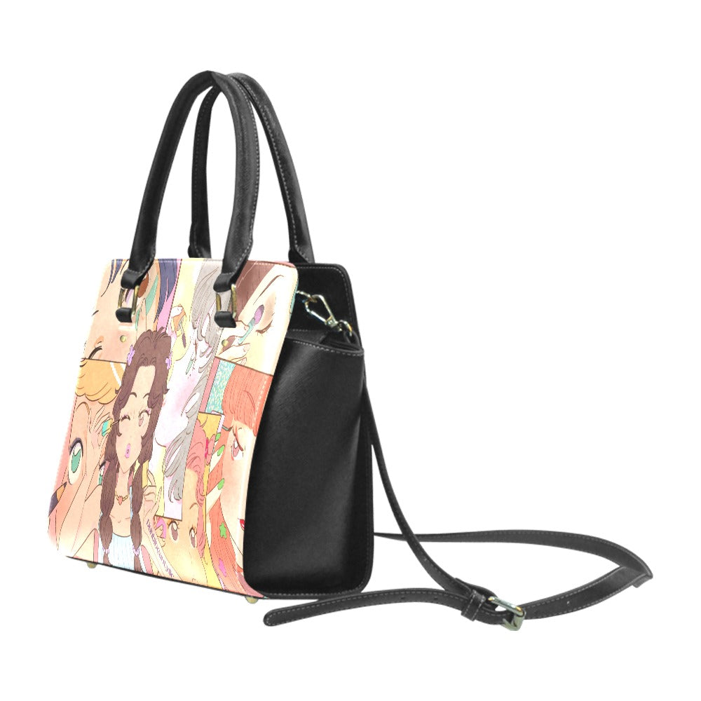 Classic Shoulder Handbag Kawaii, Anime, Japanese, Girl, Makeup, Beauty, Fun, Sleepover, Feminine, Fun, Cute (Designed by Dunbi)