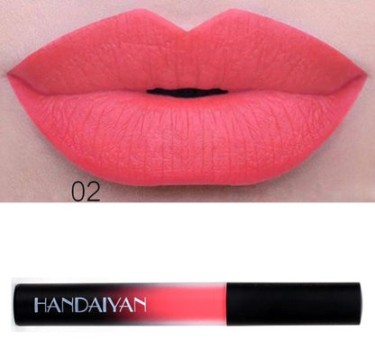 Charm matte velvet matte lip gloss lip glaze matte non-stick matte long-lasting liquid lipstick can be authorized