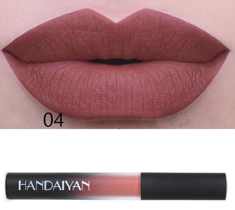 Charm matte velvet matte lip gloss lip glaze matte non-stick matte long-lasting liquid lipstick can be authorized