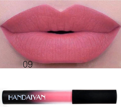 Charm matte velvet matte lip gloss lip glaze matte non-stick matte long-lasting liquid lipstick can be authorized