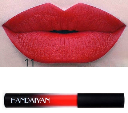 Charm matte velvet matte lip gloss lip glaze matte non-stick matte long-lasting liquid lipstick can be authorized