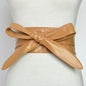 Ladies Wide Belt PU Bow Banding European And American