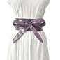 Ladies Wide Belt PU Bow Banding European And American