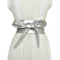 Ladies Wide Belt PU Bow Banding European And American