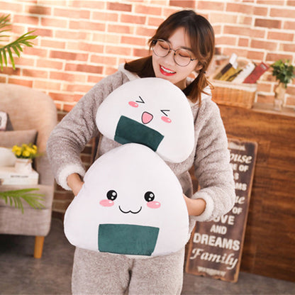 Cartoon Anime Rice Ball Plush Toy Plush Doll Large Sleeping Pillow Ragdoll Doll Children's Day Gift