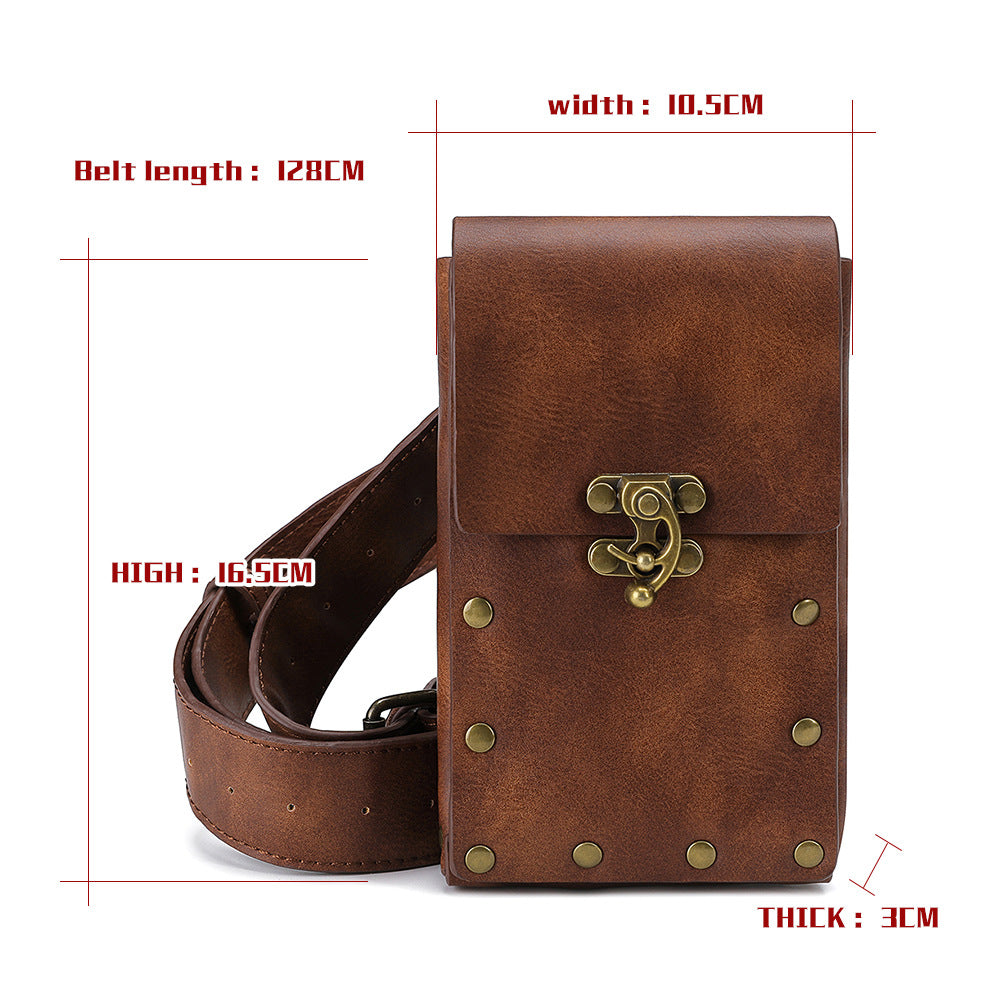 Spot Ebay Chain Bag Female Small Bag Steampunk Retro Locomotive Bag Lady Shoulder Messenger Bag Female Waist