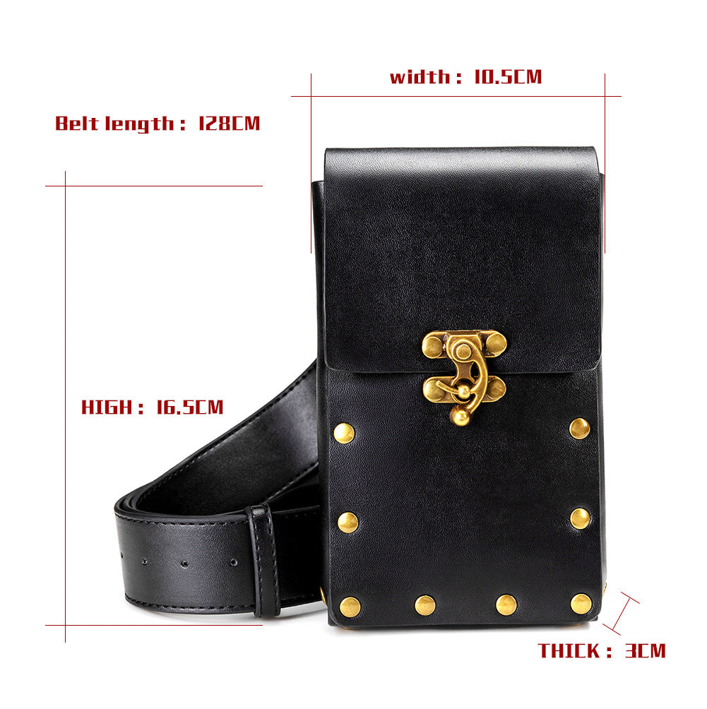 Spot Ebay Chain Bag Female Small Bag Steampunk Retro Locomotive Bag Lady Shoulder Messenger Bag Female Waist