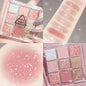 Taro Mud Transparent Matte Warm Color Net Red Nine Square Grid Eyeshadow