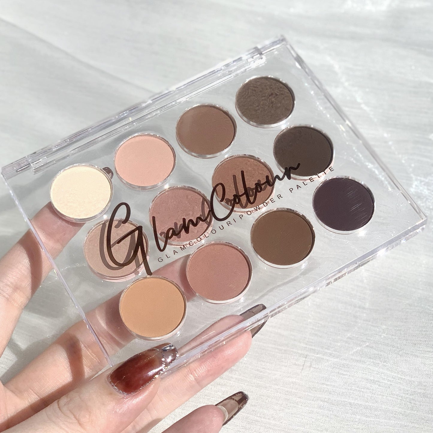 Magic Color Transparent 12 Color Eye Shadow Plate