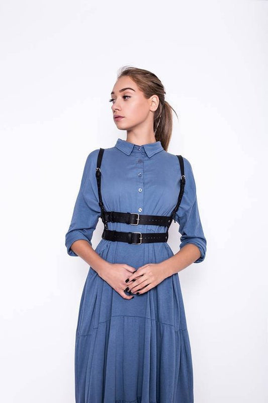 Dress Shirt Versatile Belt Shoulder Strap Beautiful Girl