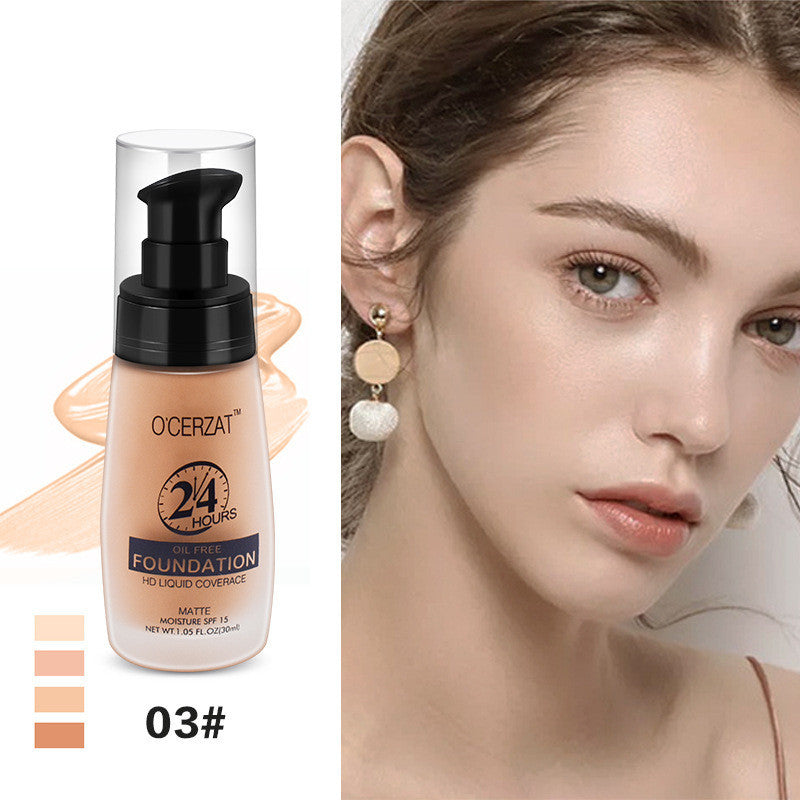 Long Lasting Concealer Oil Control Moisturizing Non-fading Liquid Foundation