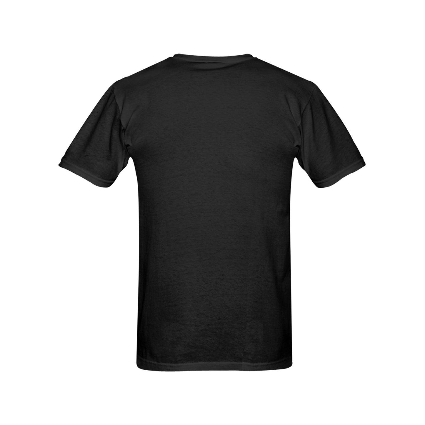 Men's Gildan T-shirt 100% Cotton (USA Size) (Model T02) Large Size Black Men, Music, Sophistication, Style, Youth, (Designed by Dunbi)