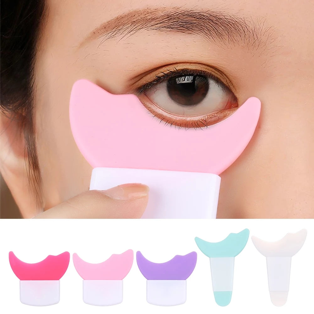 Multifunctional Eye Makeup Silicone Auxiliary Baffle Artifact Eyeliner Eyeshadow Apply Eyelash Lower Face Eyelash Anti-spill Glue