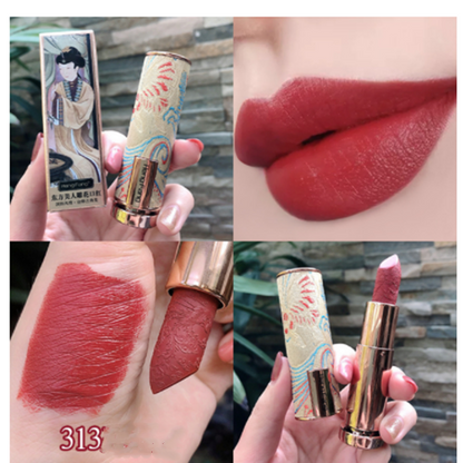 Chinese Style Carved Lipstick Set Matte Matte Moisturizing Moisturizing Lipstick