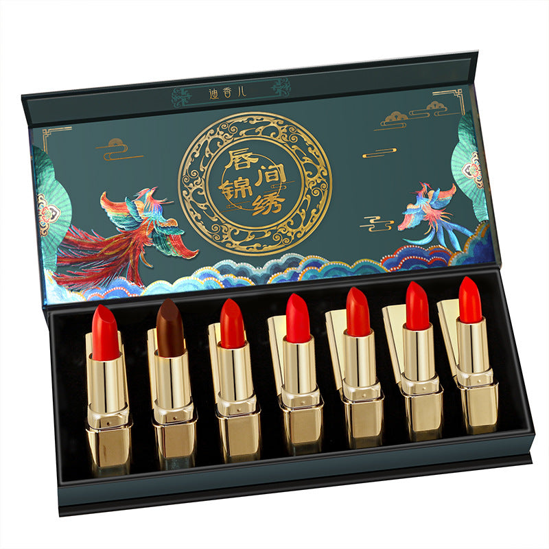 Chinese style imperial palace carved lipstick