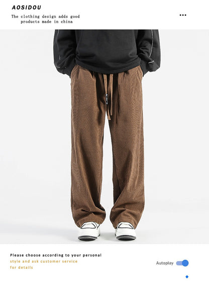 American Fashion Brand Corduroy Casual Pants