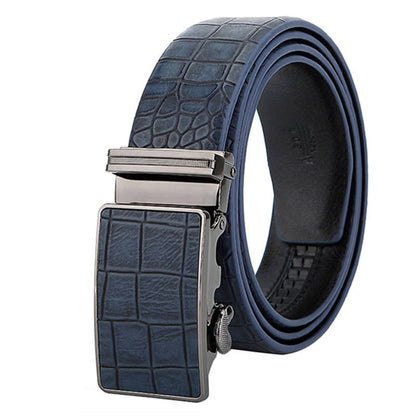 Men's automatic buckle belt