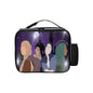 PU Leather Lunch Bag Muslim Women, Arabian Moonlit Night, Evening, Friendship (Designed by Dunbi)