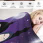 Ultra-Soft Flannel Blanket Multiple Sizes Muslim Women, Arabian Moonlit Night, Evening, Friendship (Designed by Dunbi)