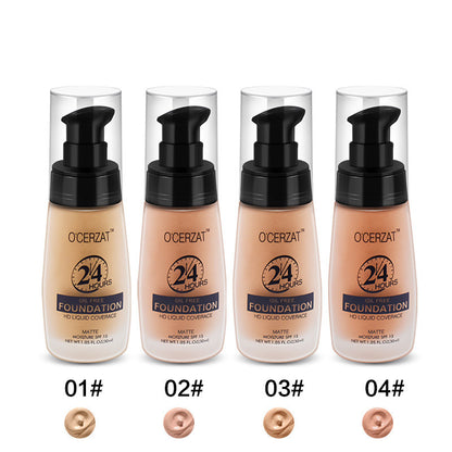 Long Lasting Concealer Oil Control Moisturizing Non-fading Liquid Foundation