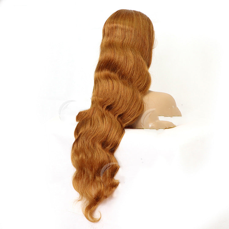 Honey Blonde Human Hair Wigs Body Wave