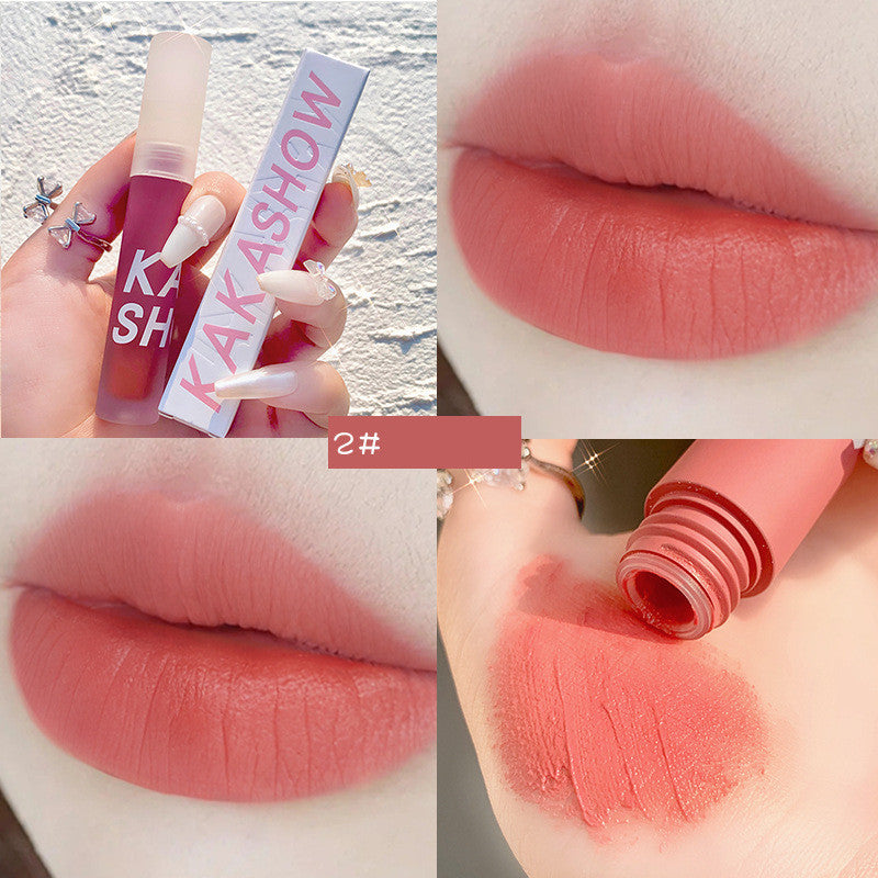 Velvet Matte Matte Lip Glaze Moisturizes And Does Not Easily Stain The Cup