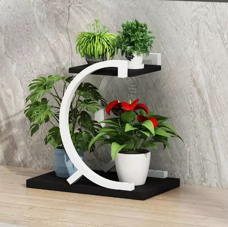 Modern And Simple Living Room Indoor Floor-type Multi-layer Flowerpot Rack