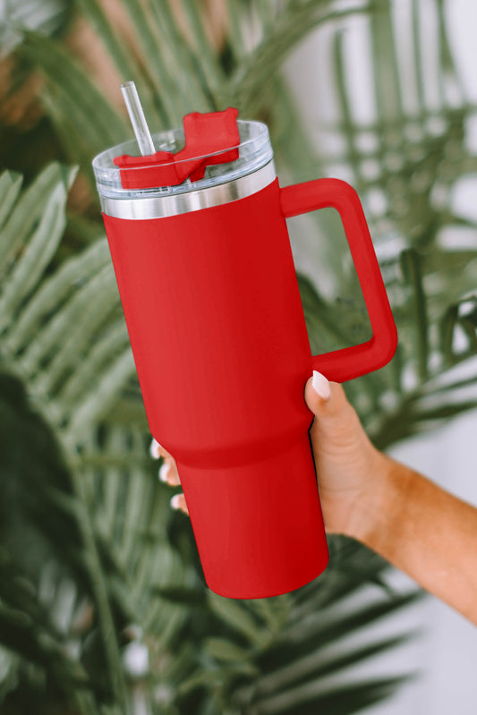 Red 304 Stainless Steel Double Insulated Cup