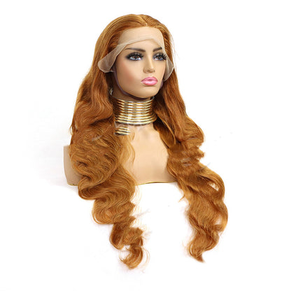 Honey Blonde Human Hair Wigs Body Wave