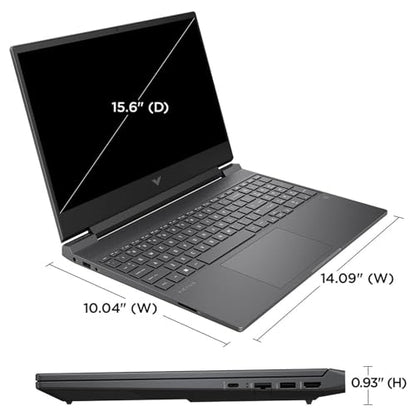 HP Victus Gaming Laptop, 15.6" FHD 144Hz Display, AMD Ryzen 5 8645HS, 32GB DDR5 RAM, 1TB SSD, NVIDIA GeForce RTX 4050 (6GB GDDR6), HDMI, Webcam, Backlit Keyboard, Wi-Fi 6, Windows 11 Home, Mica Silver