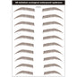 Simple Thick Eyebrows Ecological Eyebrow Stickers