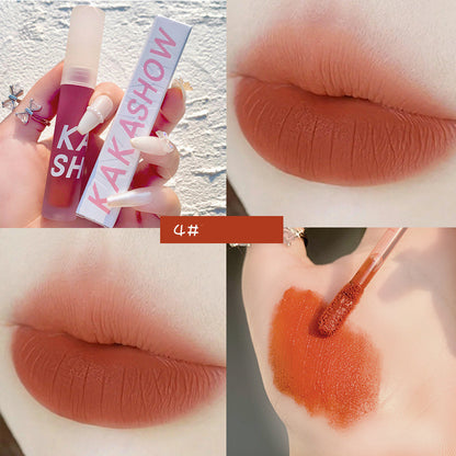 Velvet Matte Matte Lip Glaze Moisturizes And Does Not Easily Stain The Cup