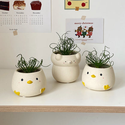 Cute And Fun Mini Cactus Flower Pot For Pets