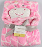 Baby fleece bath towel hooded towels bathrobe