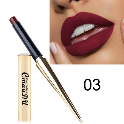 Women's Simple Multicolor Gold Matte Lipstick