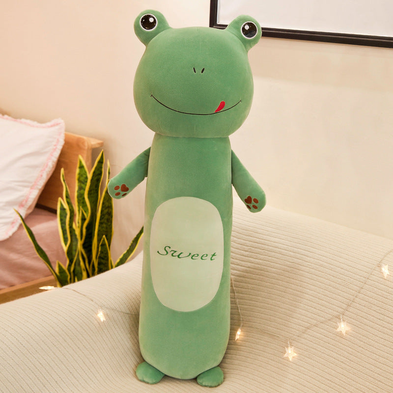 Long cylindrical pillow plush toy