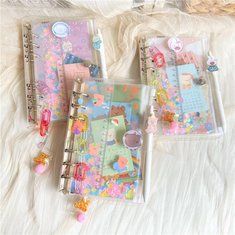 Girl's Loose-leaf Transparent Hand Book Gift Box