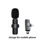 Wireless Lavalier Microphone Portable Audio Video Recording Mini Mic For IPhone Android Long Battery Life Live Broadcast Gaming