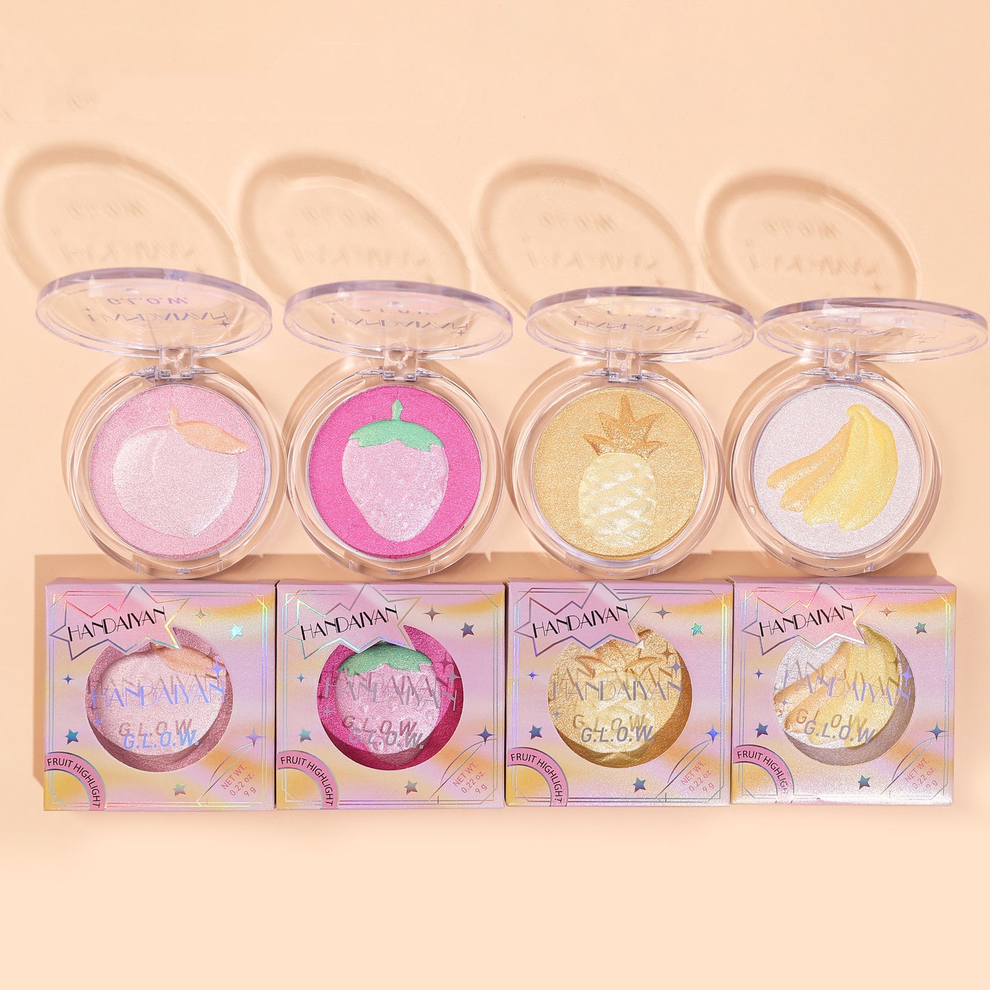 Fruit Highlight Powder Diamond Brightening Glitter