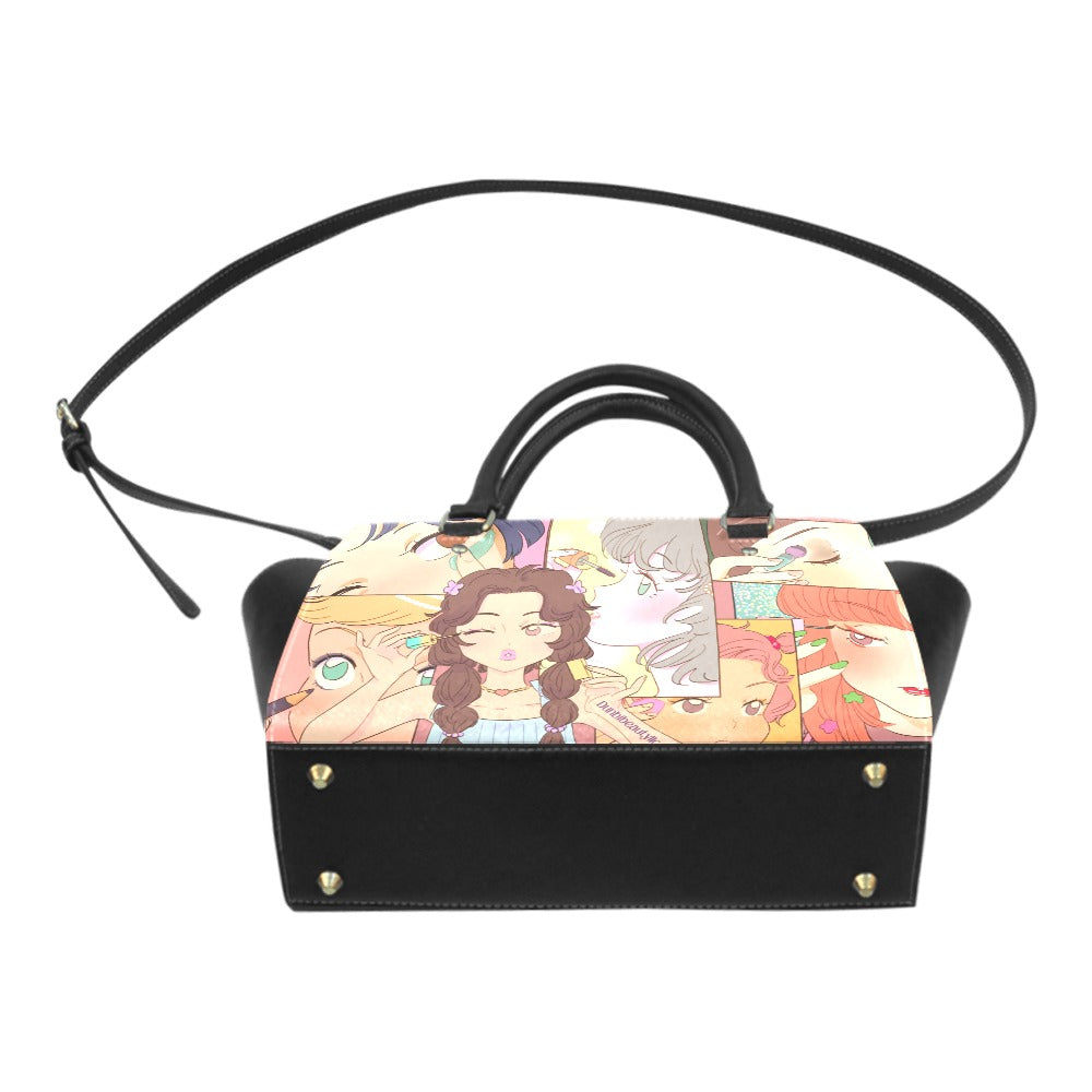 Classic Shoulder Handbag Kawaii, Anime, Japanese, Girl, Makeup, Beauty, Fun, Sleepover, Feminine, Fun, Cute (Designed by Dunbi)