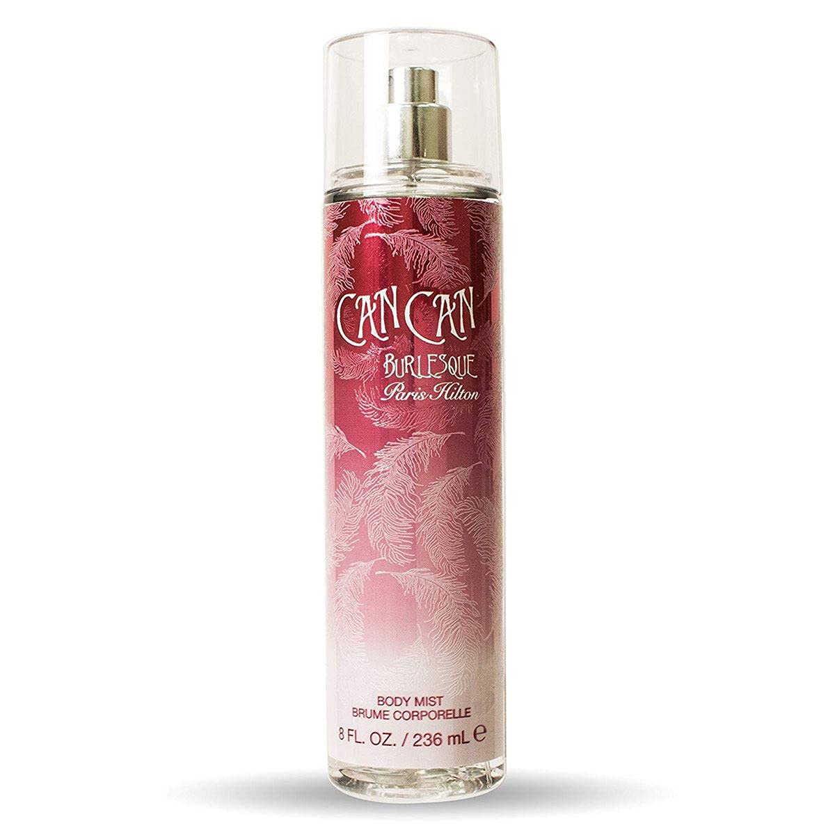 Paris Hilton Can Can Burlesque Body Mist Fragrance for Women | Playful and Flirtatious | Fruity and Floral Scent With Notes of Clementine, Nectarine, Cassis, Raspberry, and Wild Orchid | 8 Oz