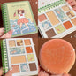 Diary Six-color Eyeshadow Manga Girl Series Diary Eyes