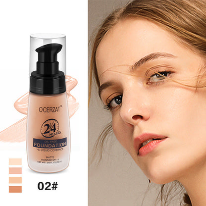 Long Lasting Concealer Oil Control Moisturizing Non-fading Liquid Foundation