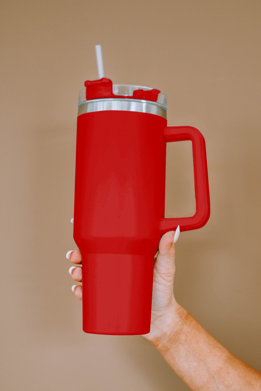 Red 304 Stainless Steel Double Insulated Cup