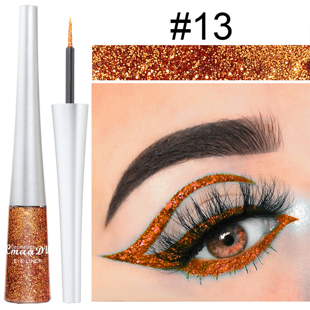 16 Colors Glittery Powder Sequin Burst Eyeliner