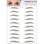 Simple Thick Eyebrows Ecological Eyebrow Stickers